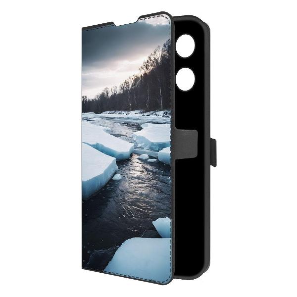 Изображение товара Чехол для смартфона, телефона Krutoff Eco Book для TECNO Spark 30 Pro Весенний ледоход