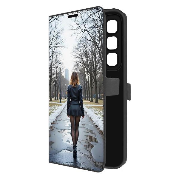 Изображение товара Чехол Krutoff Eco Book для INFINIX Hot 50 Pro Весна в городе