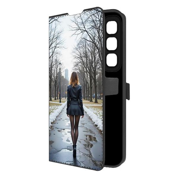 Изображение товара Чехол Krutoff Eco Book для INFINIX Hot 50 Весна в городе