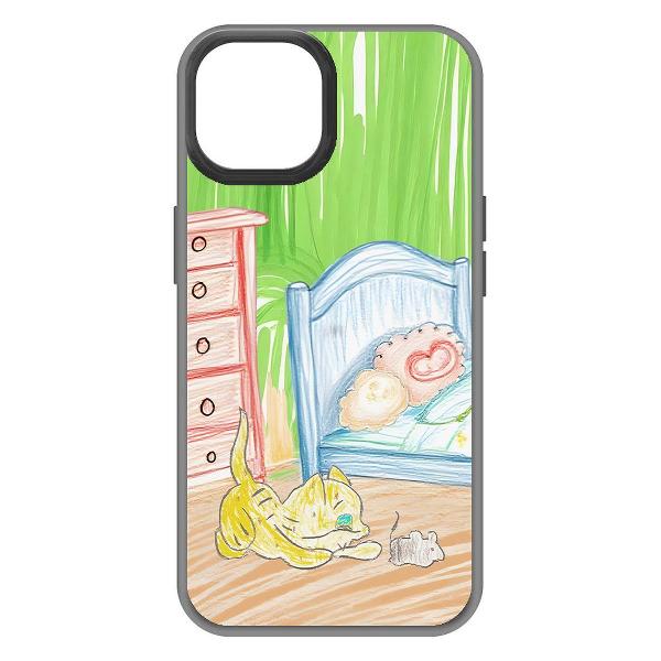 Изображение товара Чехол Krutoff для iPhone 15 с Кошками-Мышками, ударопрочный, силикон Изображение товара Чехол Krutoff для iPhone 15 с Кошками-Мышками, ударопрочный, силикон