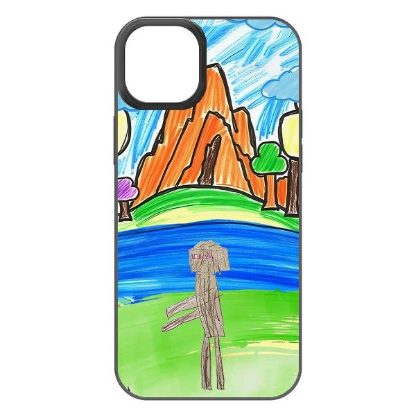 Изображение товара Чехол Krutoff Майнкрафт для iPhone 15 Plus черный