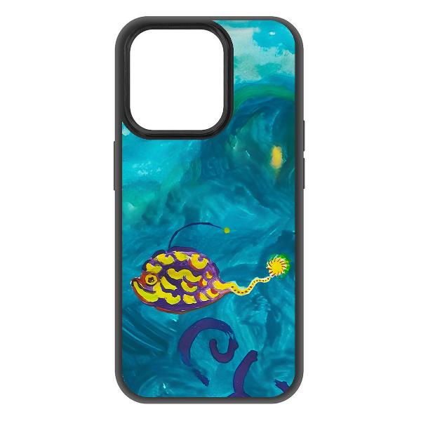 Изображение товара Чехол Krutoff Удильщик для iPhone 15 Pro черный