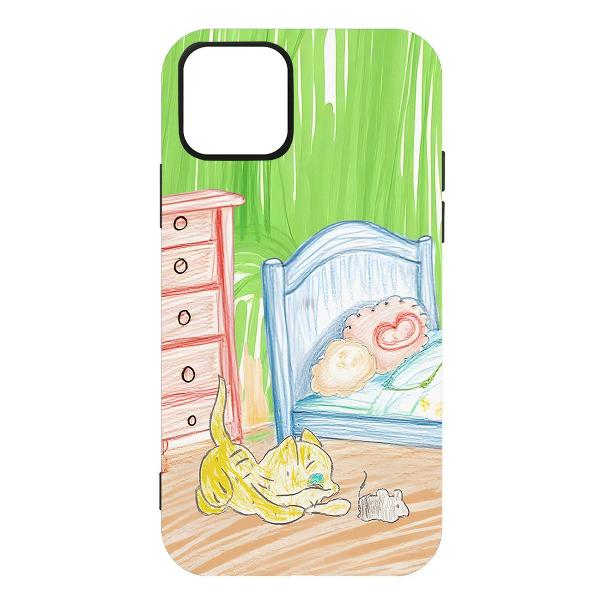 Изображение товара Чехол Krutoff Кошки-мышки для iPhone 12 Pro Max черный