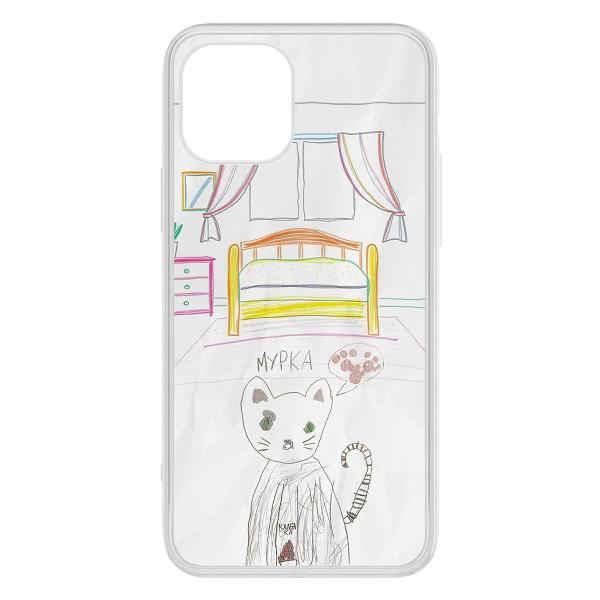 Изображение товара Чехол Krutoff Мурка для iPhone 15 Plus (603356)