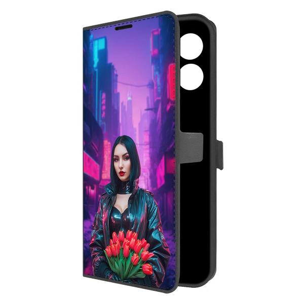 Изображение товара Чехол Krutoff Eco Book для INFINIX Hot 30i Киберпанк-весна