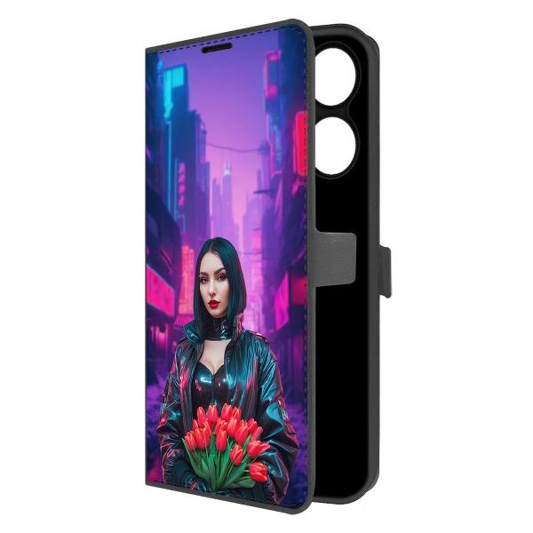 Изображение товара Чехол Krutoff Eco Book для INFINIX Hot 40 Киберпанк-весна