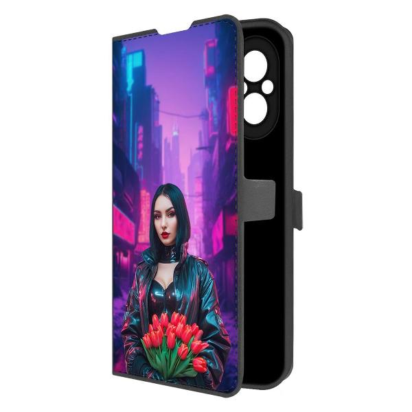 Изображение товара Чехол Krutoff Eco Book для Realme C67 Киберпанк-весна