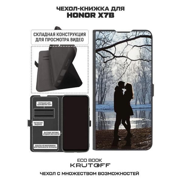 Изображение товара Чехол Krutoff Eco Book для Honor X7b Любовь раннеи# веснои#