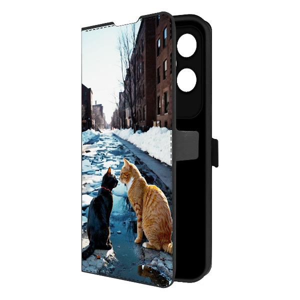 Изображение товара Чехол Krutoff Eco Book для Honor 200 Lite Мартовские коты