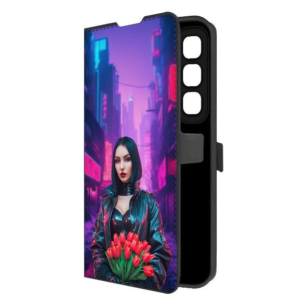 Изображение товара Чехол Krutoff Eco Book для INFINIX Hot 50 Киберпанк-весна