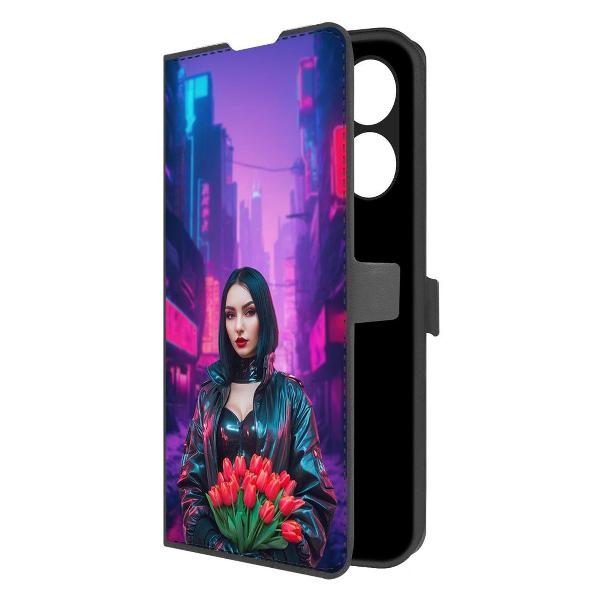 Изображение товара Чехол Krutoff Eco Book для TECNO Pova 5 Киберпанк-весна