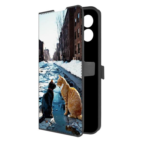 Изображение товара Чехол Krutoff Eco Book для Honor X8b Мартовские коты