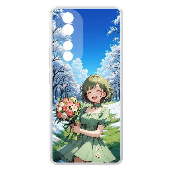 Изображение товара Чехол Krutoff Clear Case Аниме Весна для Honor 90