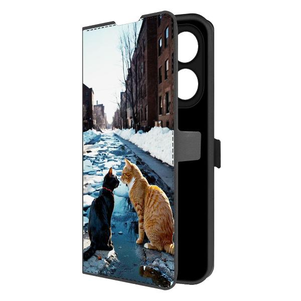 Изображение товара Чехол Krutoff Eco Book для TECNO Spark 20 Pro Мартовские коты