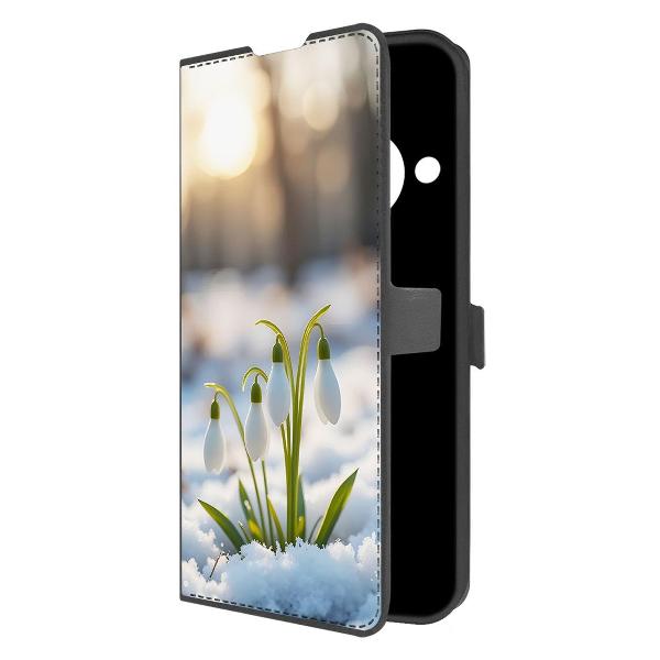 Изображение товара Чехол Krutoff Eco Book для Honor X9a Подснежники