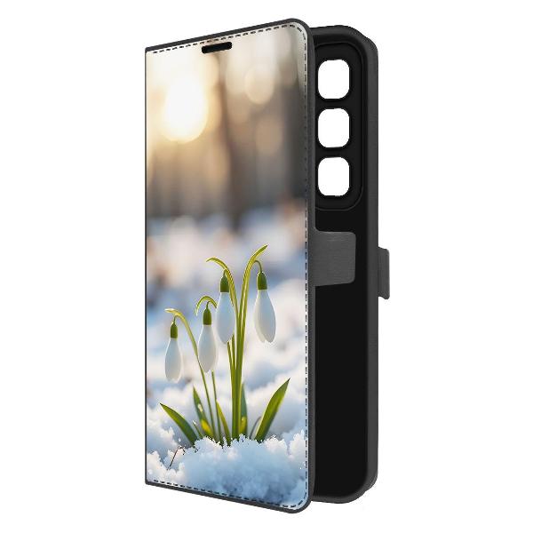 Изображение товара Чехол Krutoff Eco Book для INFINIX Hot 50 Pro Подснежники