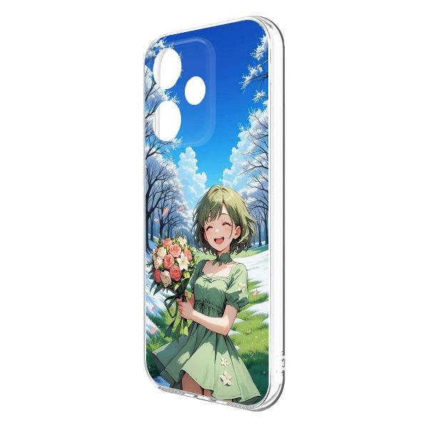 Изображение товара Чехол Krutoff Clear Case Аниме Весна для INFINIX Hot 30i