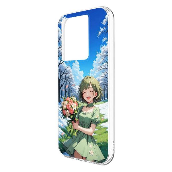 Изображение товара Чехол Krutoff Clear Case Аниме Весна для Vivo Y27s