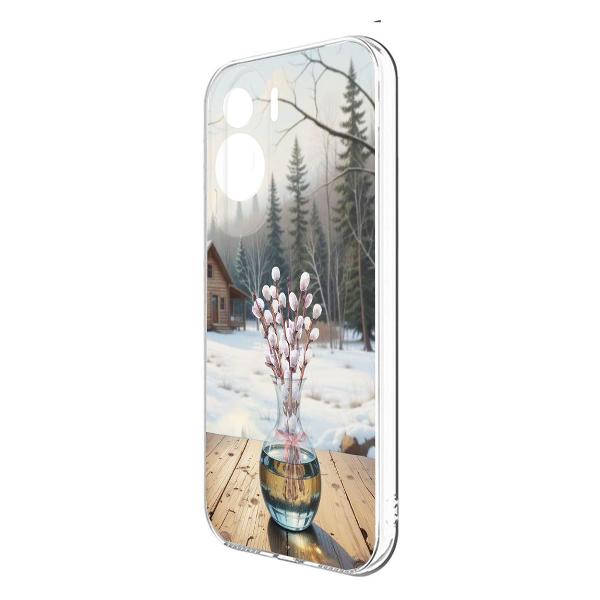 Изображение товара Чехол Krutoff Clear Case Верба для Honor X50i