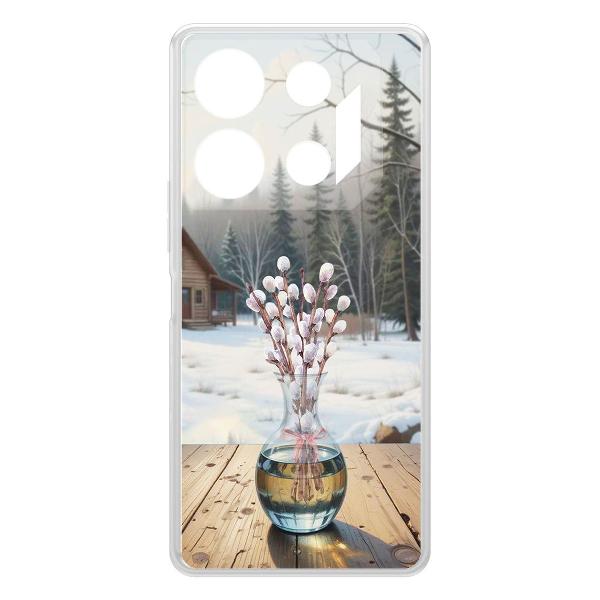 Изображение товара Чехол Krutoff Clear Case Верба для INFINIX GT 10 Pro Изображение товара Чехол Krutoff Clear Case Верба для INFINIX GT 10 Pro