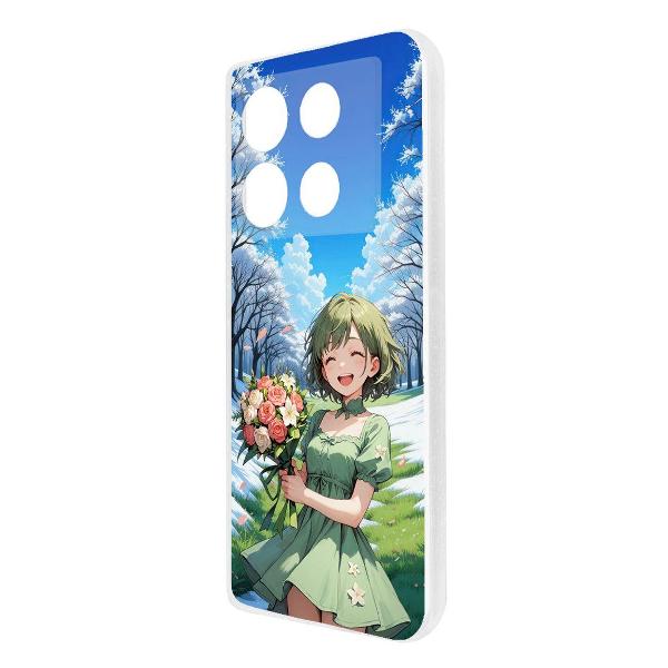 Изображение товара Чехол Krutoff Clear Case Аниме Весна для INFINIX Note 40 Pro 5G