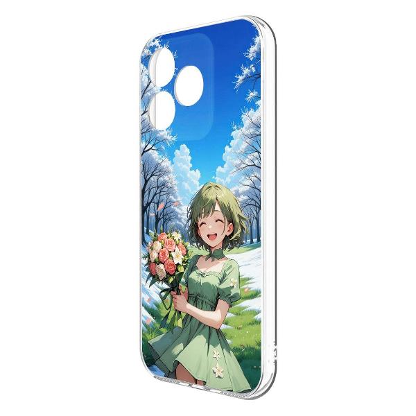 Изображение товара Чехол Krutoff Clear Case Аниме Весна для Realme C61 (598280)