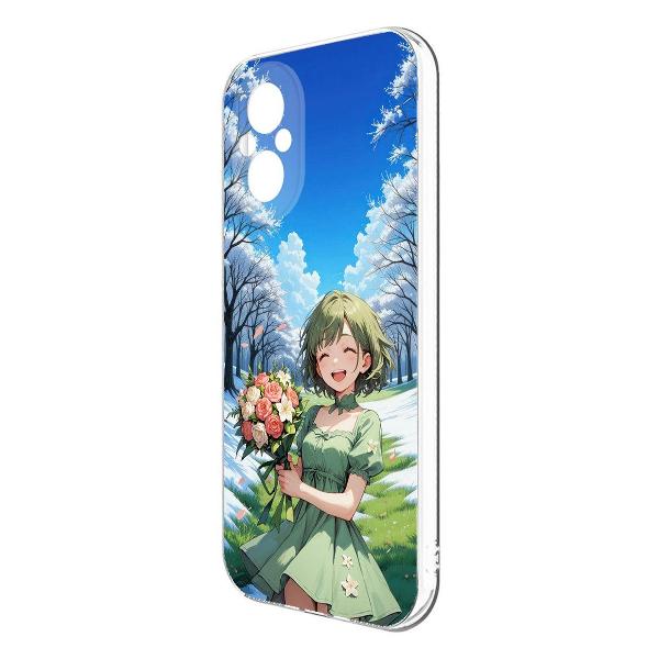 Изображение товара Чехол Krutoff Clear Case Аниме Весна для Realme C67