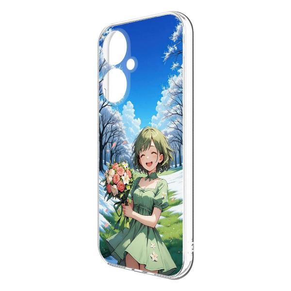 Изображение товара Чехол Krutoff Clear Case Аниме Весна для Vivo Y27 4G
