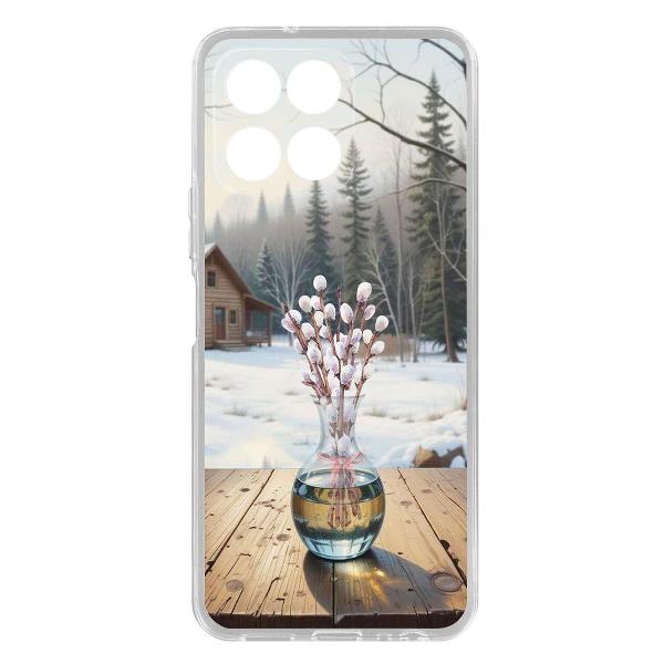 Изображение товара Чехол Krutoff Clear Case Верба для Honor X6a