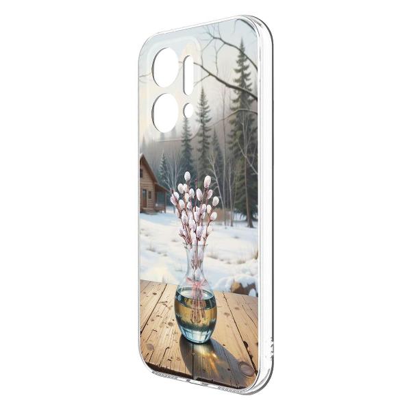 Изображение товара Чехол Krutoff Clear Case Верба для Honor X7a Plus