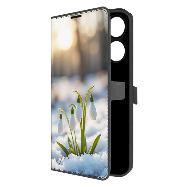 Изображение товара Чехол Krutoff Eco Book для INFINIX Hot 40 Pro Подснежники