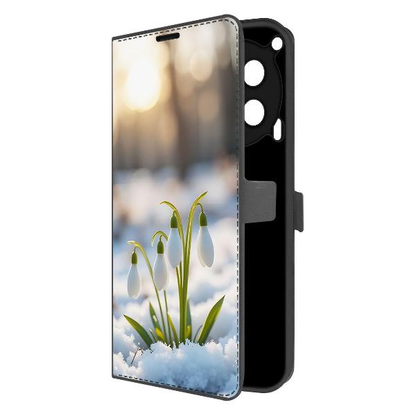 Изображение товара Чехол Krutoff Eco Book для TECNO Camon 30 Подснежники