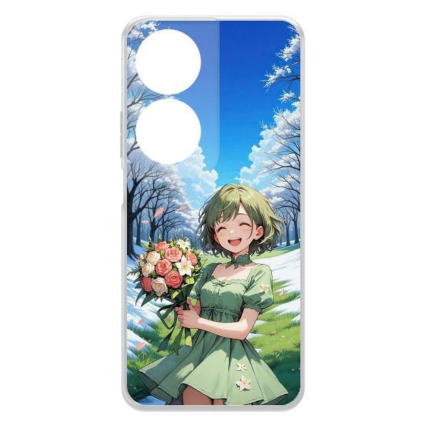 Изображение товара Чехол Krutoff Clear Case Аниме Весна для Honor X7b