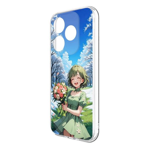 Изображение товара Чехол Krutoff Clear Case Аниме Весна для INFINIX Smart 8 Plus