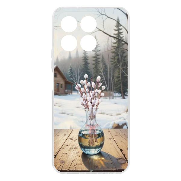 Изображение товара Чехол Krutoff Clear Case Верба для Honor X8b