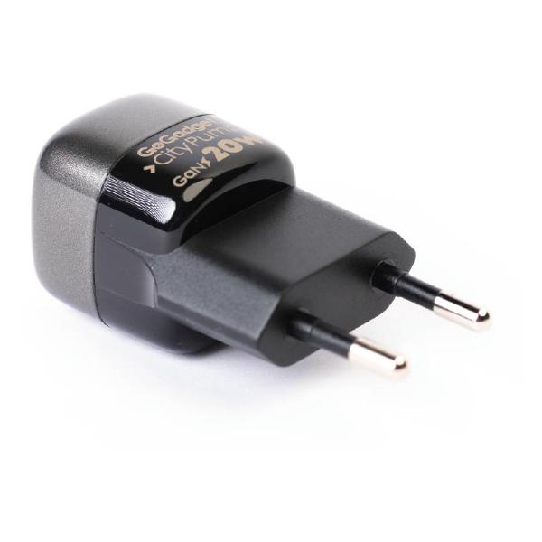 Изображение товара Сетевое зарядное устройство GoGadget CityPump 20W 1xUSB-C GaN (CH001)