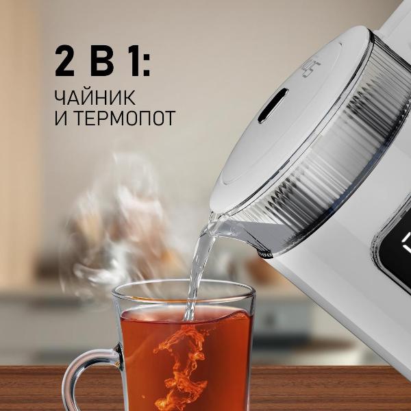 Изображение товара Электрочайник Weissgauff 1520 Dw Touch BodyCool