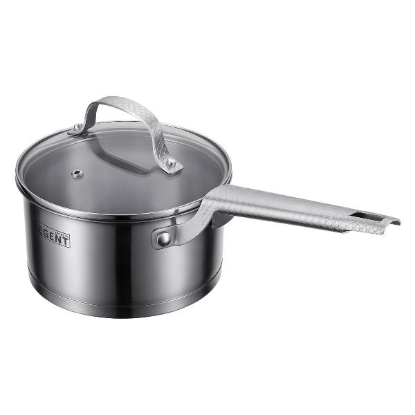 Изображение товара Ковш 16см/1.7л с крышкой REGENT inox SIRENA