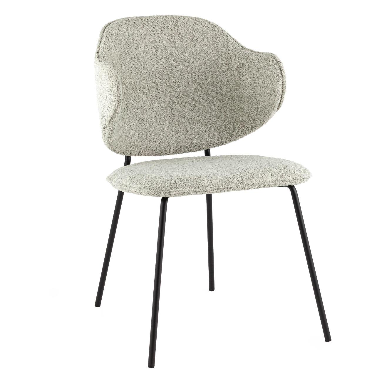 Изображение товара Стул обеденный Stool Group Bellamy, букле мятный (комплект 2шт)