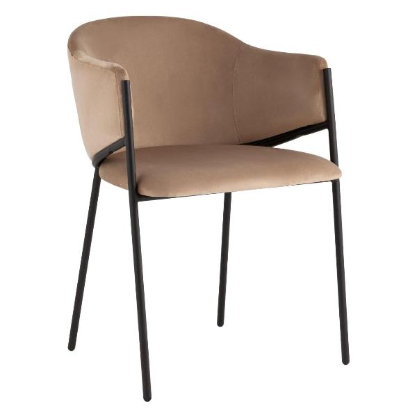 Изображение товара Стул обеденный Stool Group Brace велюр капучино (комплект 2шт)