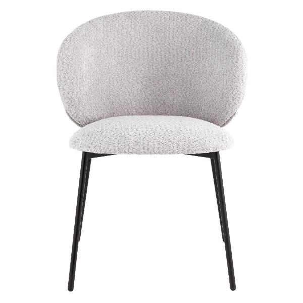 Изображение товара Стул обеденный Stool Group Блейз букле светло-серый (комплект 2шт)