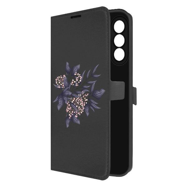 Изображение товара Чехол Krutoff Samsung Galaxy A56 5G Розовые бутоны