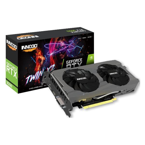 Видеокарта inno3D RTX 3050 Twin X2 V2 8GB(N30502-08D6-1711VA41)
