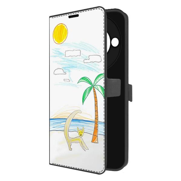 Изображение товара Чехол Krutoff Honor X9c Smart Лемур на пляже