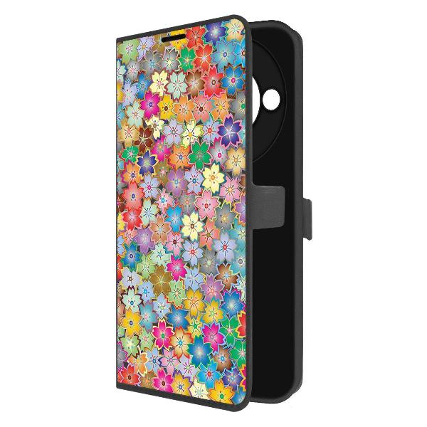 Изображение товара Чехол Krutoff Honor X9c Smart Цветочный паттерн 4