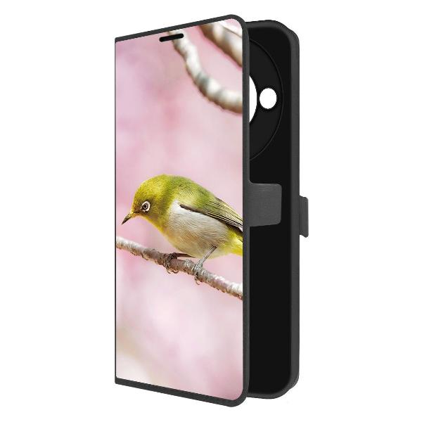 Изображение товара Чехол Krutoff Honor X9c Smart Японская белоглазка Изображение товара Чехол Krutoff Honor X9c Smart Японская белоглазка