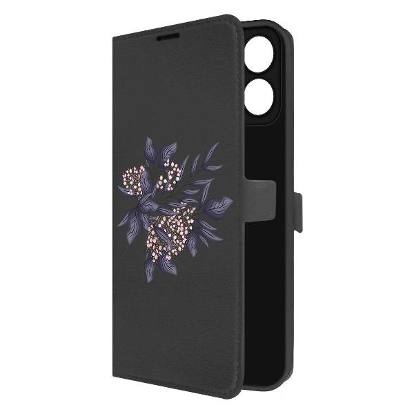 Изображение товара Чехол Krutoff Honor X7c Розовые бутоны