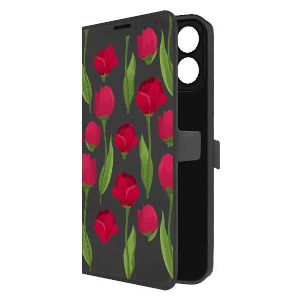 Изображение товара Чехол Krutoff Honor X7c Розы паттерн