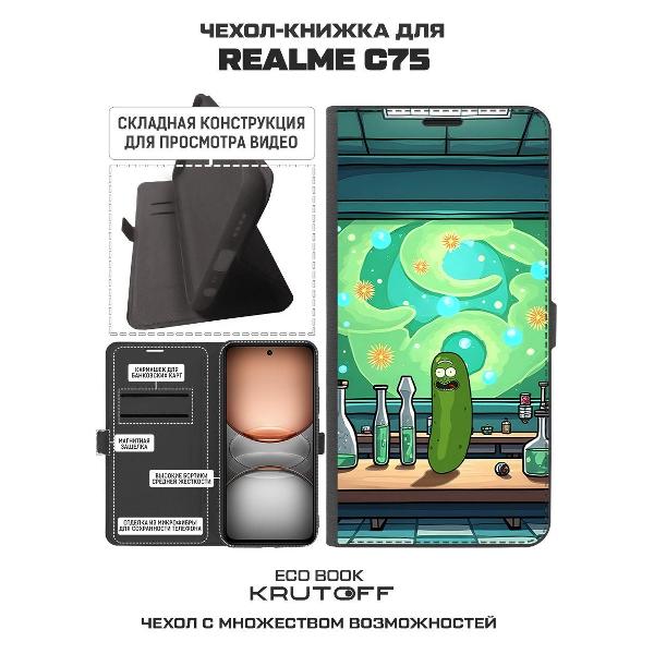 Изображение товара Чехол Krutoff Realme C75 Огурчик Рик