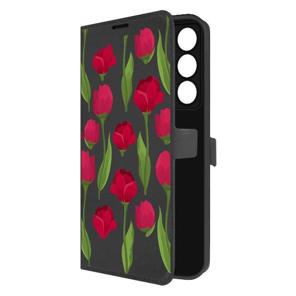 Изображение товара Чехол Krutoff Realme C75 Розы паттерн